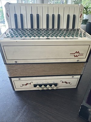 M Hohner Piano Accordion With Case