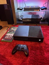 Microsoft Xbox One 500GB Matte Black Console with Controller/Leads and Games