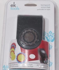 EK Success Brands EK Tools Layering LAYER PUNCH SCALLOP CIRCLE multiple shapes