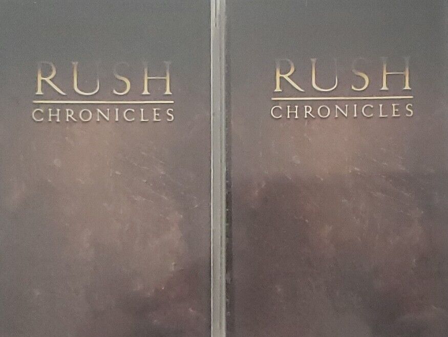 RUSH Cassette Tape Chronicles 2 Tapes 1990 Album Working Man Tom Sawyer