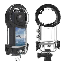 Spherical 50M Underwater Waterproof Diving Case Cover Shell for Insta360 X4