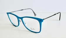 Ray Ban LightRay Eyeglasses RB 7086-5640 Aquamarine Frames Clear Lens 51-18-140