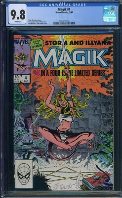 Magik 4 cgc 9.8 Marvel 1984 1st appearance of Magic as Darkchylde