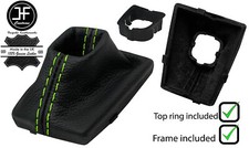 GR?N NAHT LEDER AUTO S TRONIC SCHALTSACK+RAHMEN+TOP RING F?R AUDI A4 B9 15-20