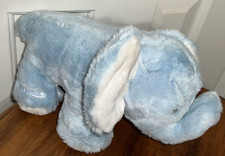 1988 Applause Vintage Baby Blue Elephant Plush 14"