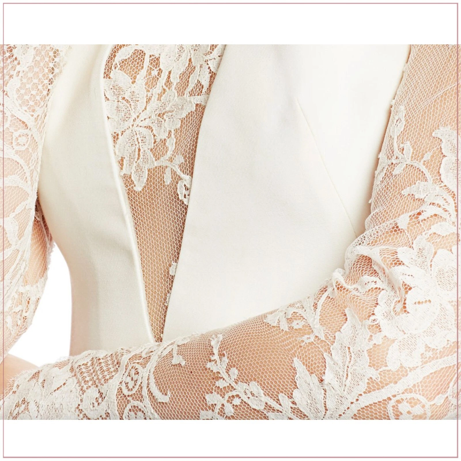 Abito da passerella Alexander McQueen strutturato in pizzo avorio $3995