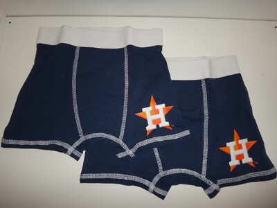 Boys 2-Pack Houston Astros Underwear Boxer Briefs - Navy