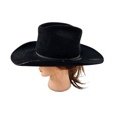 Resistol 3X Beaver Stagecoach Cowboy Hat Size 6 5/8 Black Western Hats Vintage
