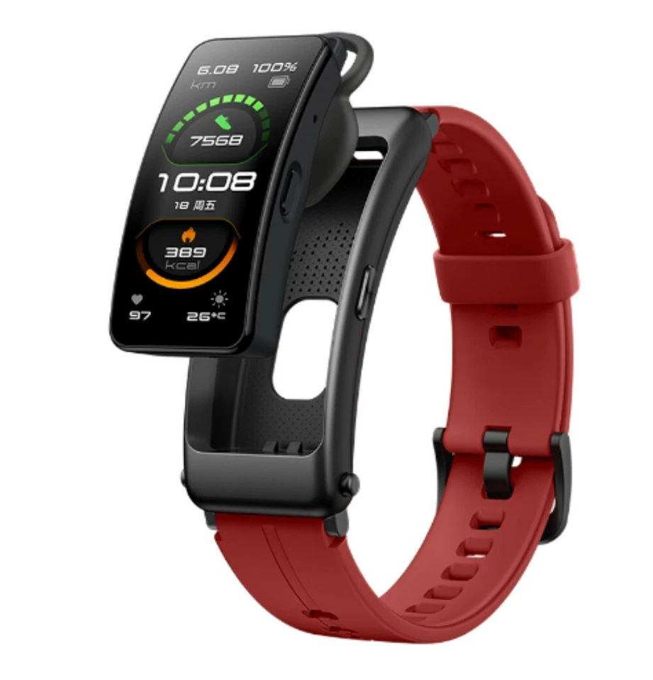 Huawei TalkBand B6 Width Bluetooth Smart Bracelet Sports Wristbands Touch AMOLED - Image 3 of 4