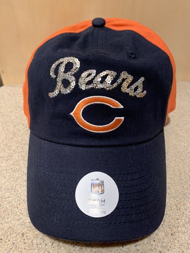 Chicago Bears NFL Women's Embellished Baseball Cap One Size - NWT - Picture 2 of 8