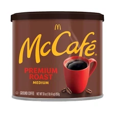 McCafe Premium Roast 100% Arabica Beans Medium Ground Coffee - 30 oz Canister