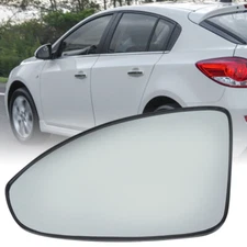 Left Driver Door Side Mirror Glass W/O Heated For Chevrolet Cruze 2009-2013 2014