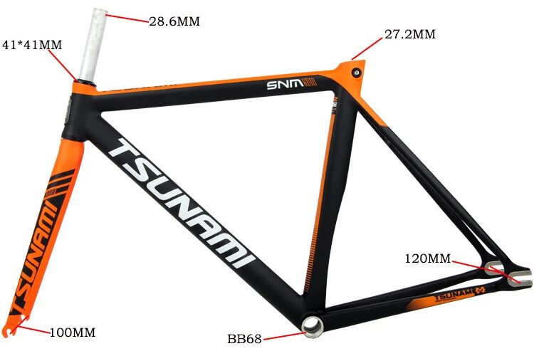 ランドギア フレーム Fixed Gear Ultralight Bicycle Frame Kit City Racing Bike