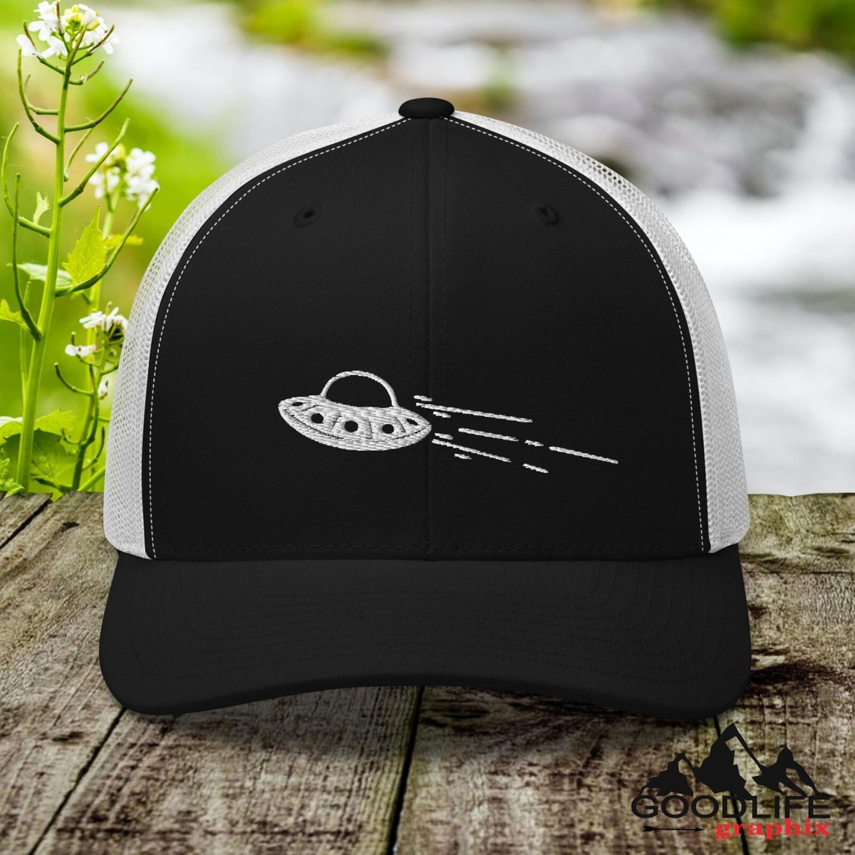 Alien Obsessed Flying Saucer UFO Trucker Hat for Men Women | eBay