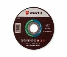 DISCO SMERIGLIATRICE DA TAGLIO WURTH 115 X 1.0 SOTTILE FERRO ACCIAIO INOX GHISA