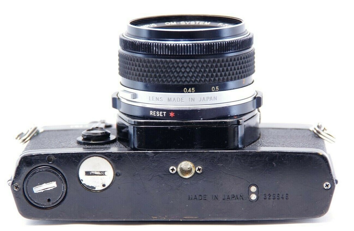 EXC+5] Olympus OM-2N SLR Black + F.Zuiko Auto-S 50mm f1.8 Lens