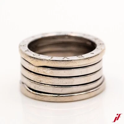 Bulgari BZero 1 3-Band Ring 750/18K Weißgold Größe 53 - Wert 3.450€ - Bild 1 von 3