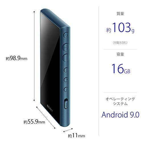 SONY WALKMAN NW-A105HN ブルー Sony NW-A105 Blue Walkman Portable Audio Player High Res