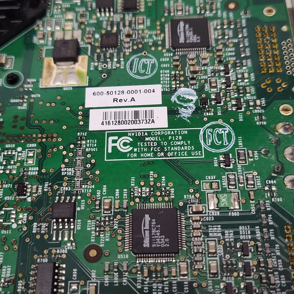 NVIDIA Quadro FX FX2000 AGP 8x Video Graphics Card 128MB 326797-001 Used HP OEM - Image 2 of 4