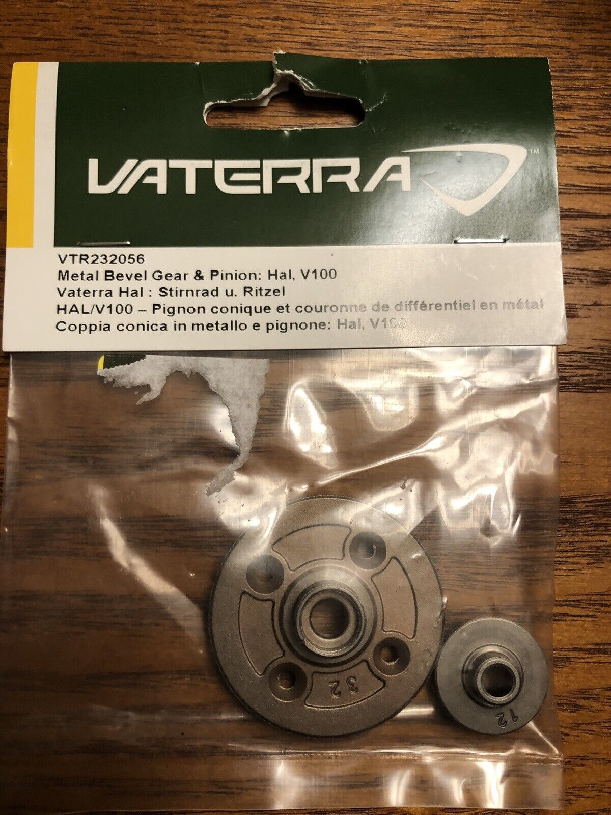 Vaterra # VTR232056   Metal Bevel Gear & Pinion: Hal, V100