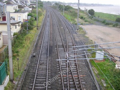 Foto 6x4 West Coast Main Line, Hest Bank Blick nach Südwesten vom foo c2009