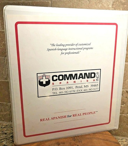 SPANISH FOR NURSING: SELF-INSTRUCTIONAL TRAINING MANUAL w/ CDs, Command Spanish - Picture 2 of 11