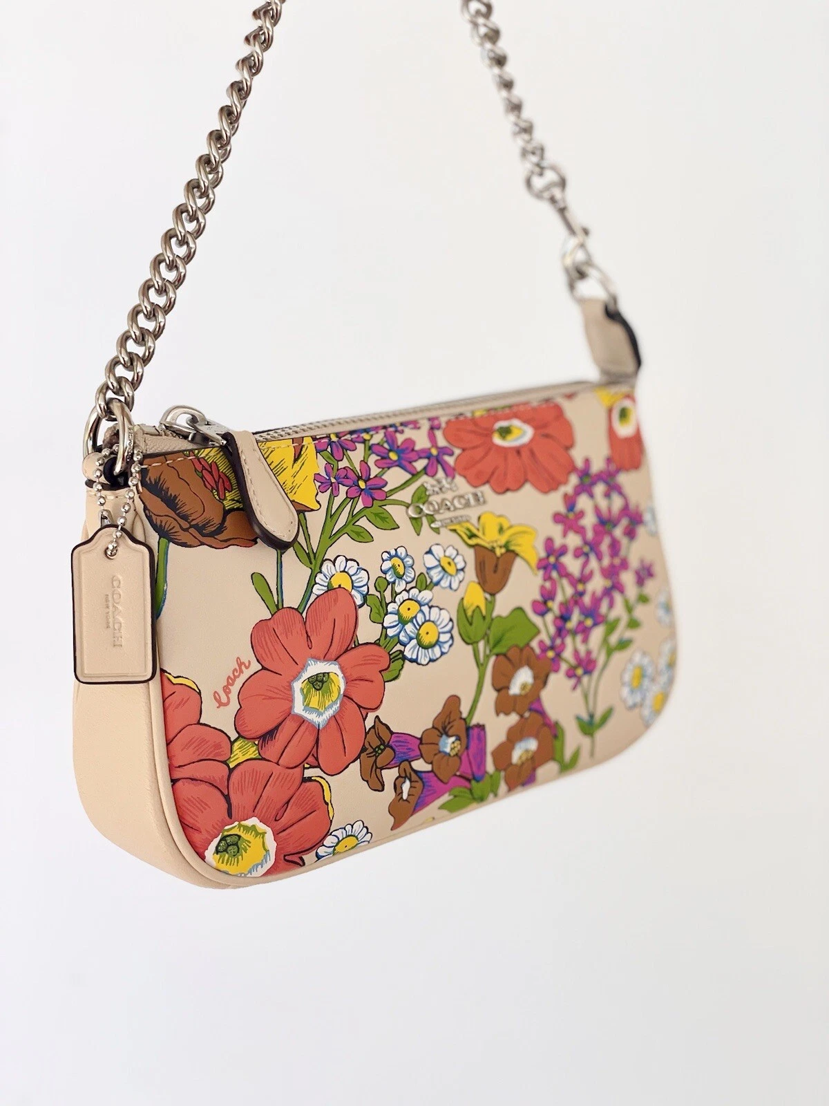 Coach CR365 Nolita 19 con stampa floreale nuovo con etichette