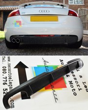 STT TTRS Look Diffusor Unterer Stoßfänger Hinten Für Audi TT 8J 2006-2014