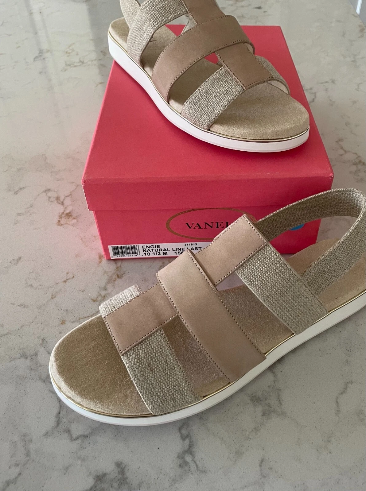 Women's Vaneli Engie Natural Line Sandal Many Sizes New In Box Save Big