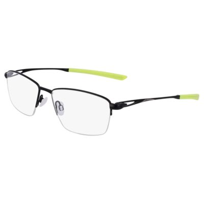New NIKE NK-6045 002 Satin Black & Volt Titanium Eyeglasses 54/17/145 Amazon.com: NIKE Eyeglasses 6045 002 Satin Black : Clothing  main image 3