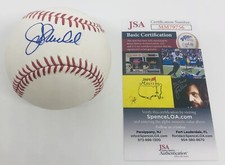 JOE MADDON SIGNED RAWLINGS MLB BASEBALL CHICAGO CUBS ANGELS RAYS JSA COA