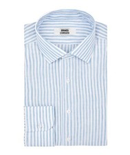 Camicia uomo a righe | Regular/Slim | Collo Francese | Lino | PERSONALIZZABILE