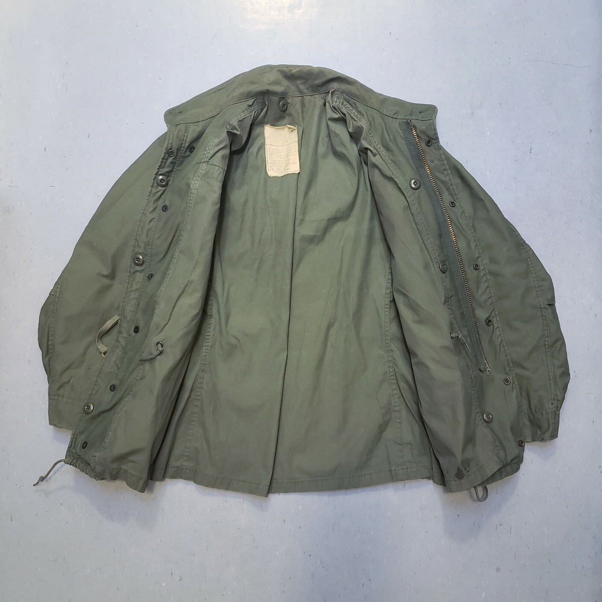 米軍 M-65 FIELD JACKET 70s 美品 VINTAGE Vintage M65 OG 107 Field Jacket Mens Sz Small 60s 70s