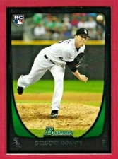 2011 Bowman Baseball #211 Gregory Infante RC Chicago White Sox Free Agent