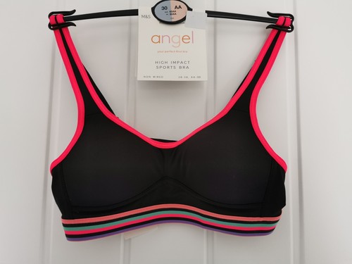 M&S Angel Non Wired First Sports Bra, Size 28D, 30A, 30AA - Picture 2 of 7