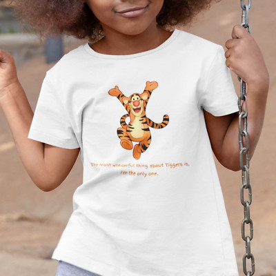 T-Shirt Tigger Zitat - Wonderful Thing About Tiggers I'm The Only One Book Day