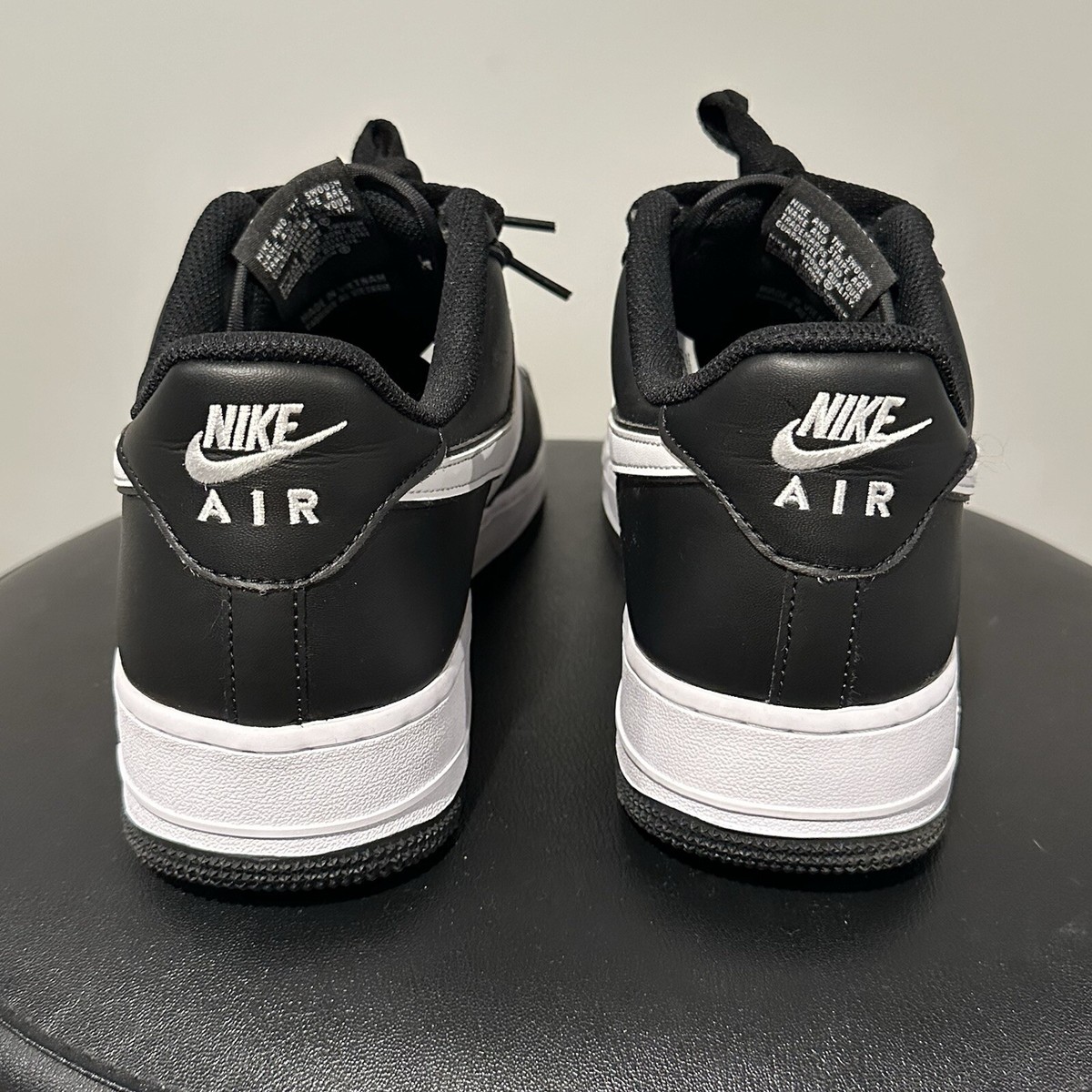 Nike Air Force 1 Low '07 White Swoosh Panda DV0788-001 Mens Size