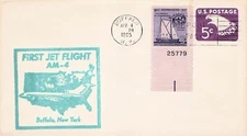 AM-4 Jet Boeing E-4A President Plane Buffalo NY Aviation Cancel Cover CV01