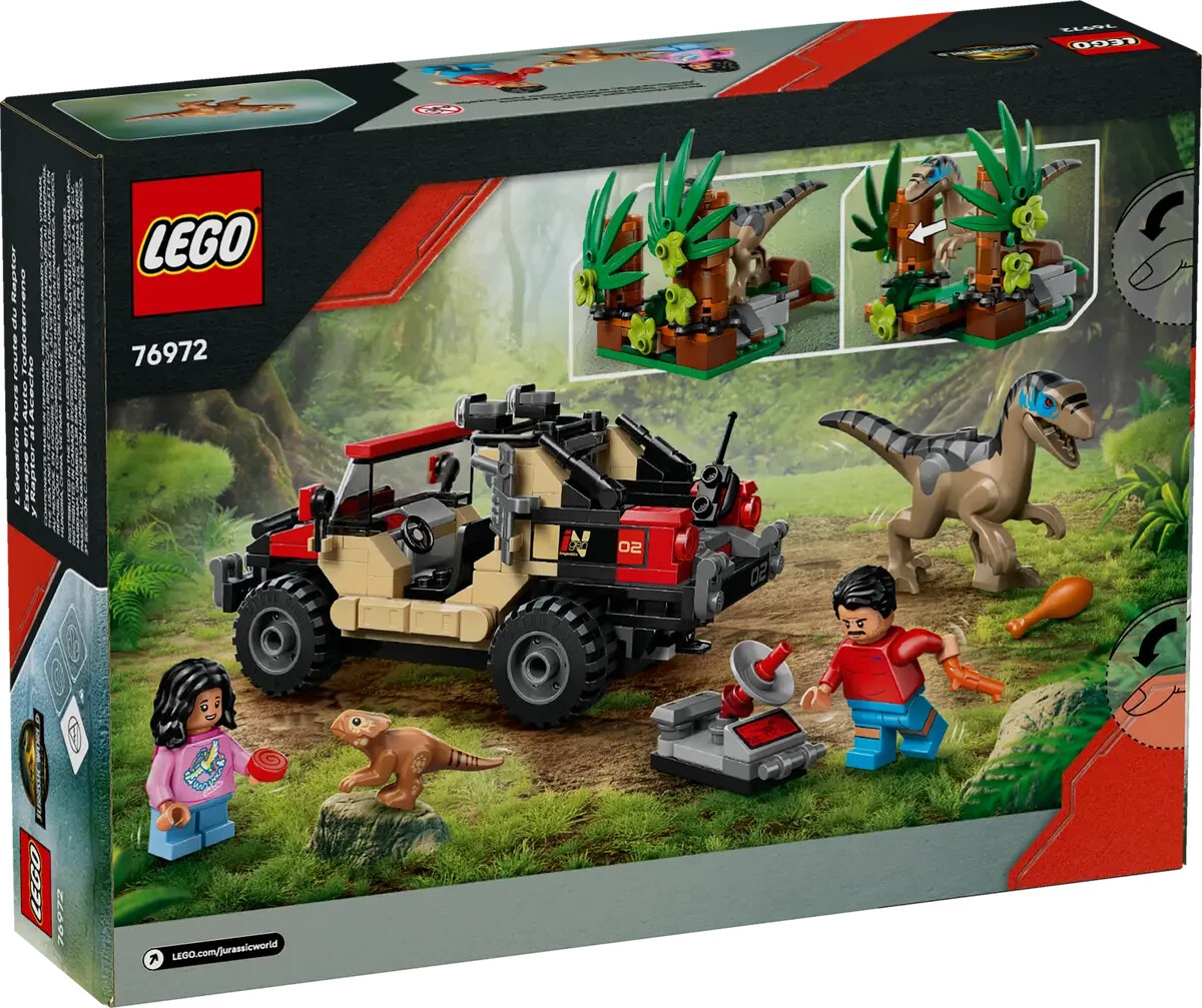 LEGO Jurassic World #76972 Raptor Off-Road Escape 285 Pcs June-1