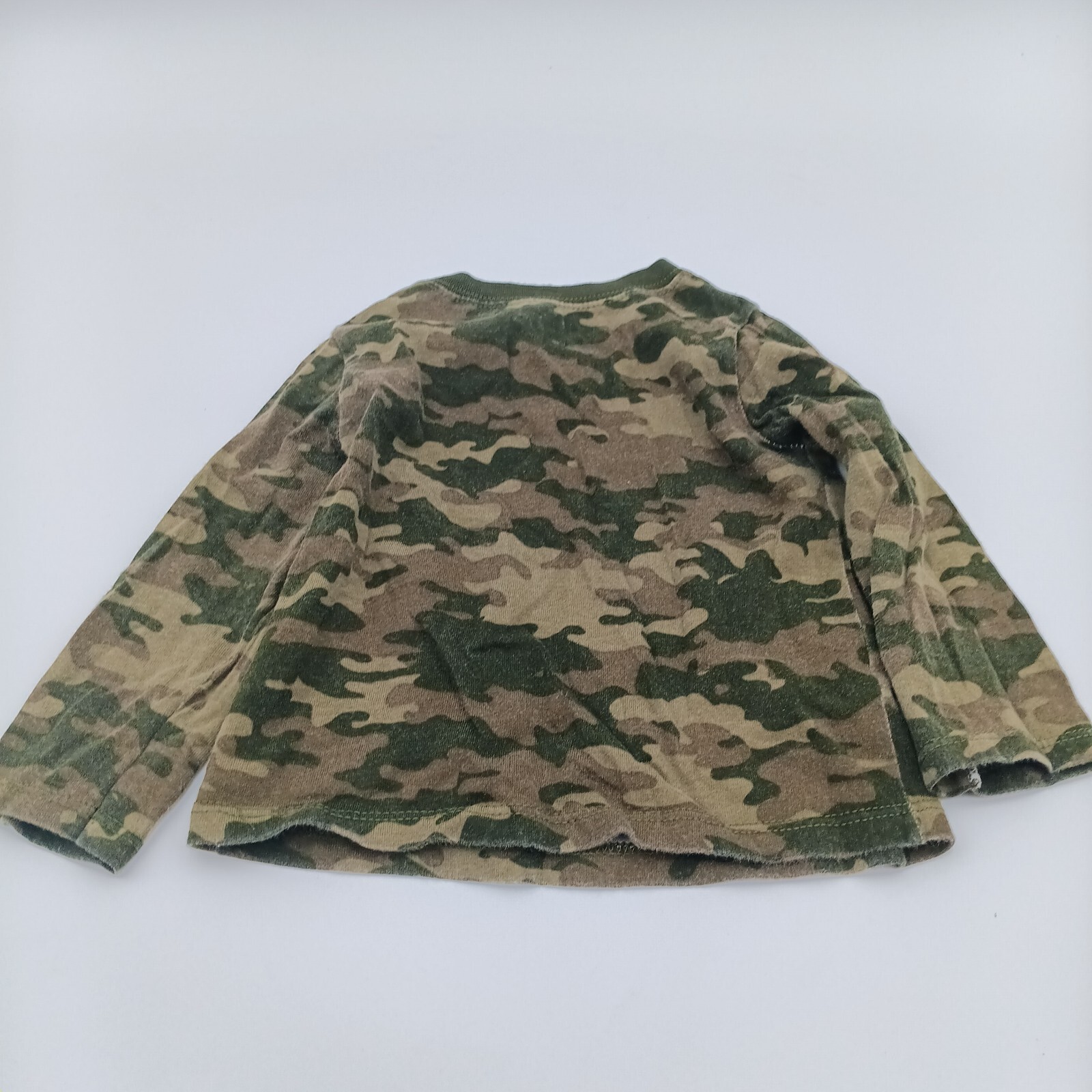 Garanimals T-Shirt 18M Green Camo Army Shirt Long Sleeve image 5