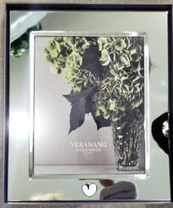 Vera Wang Pour double invitation Wedgwood - Cadre gros-grain - 5 x 7 cm