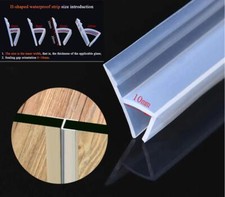 3meters 120" Glass Shower Door Seal Strip Frameless Seal Shower Door Sealin...