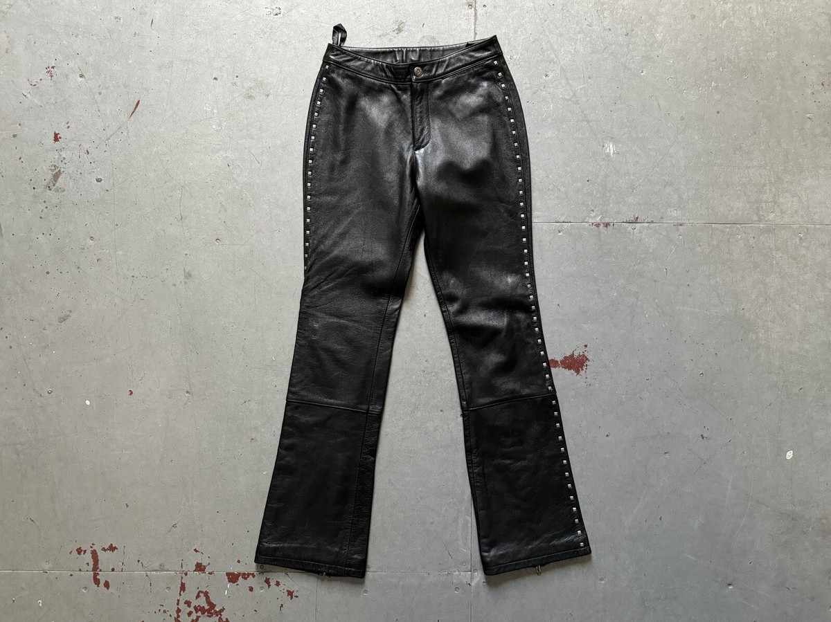 90s vintage Harley Davidson leather rivet studded biker motorcycle