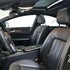 Carbon Fiber Console Armrest Cover Trim For Mercedes W212 E-Class 4dr 2010-2016