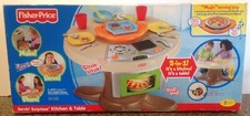  BRAND NEW In Box Fisher Price SERVIN' SURPRISES Kitchen  Table Pizza Oven