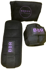 1 Pair Adjustable Ankle Weights,   BBR 5Lbs total Modularized Leg Weight Straps