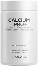 Calcium 250Mg Supplement, Vitamin D3, Magnesium, Zinc, Copper, Boron, Vitamin...