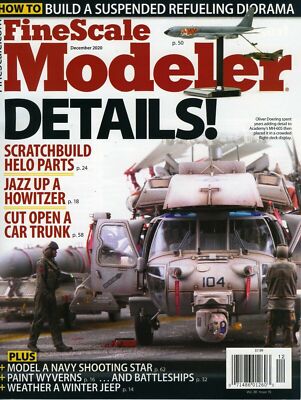 Fine scale Modeler Magazine December 2020 DETAILS! Scratchbuild Helo Part