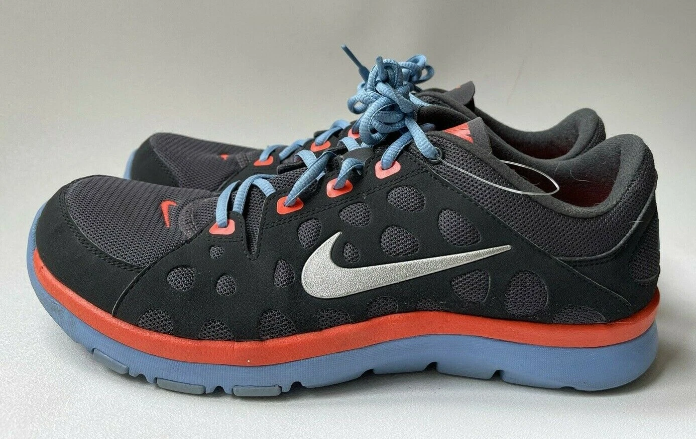 Chaussures de course femme Nike Flex Supreme TR gris orange électrique pointure 11