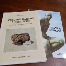 Mario Marzai VECCHIE BARCHE ADRIATICHE 1984 + NAVI E SCHIAVI #@